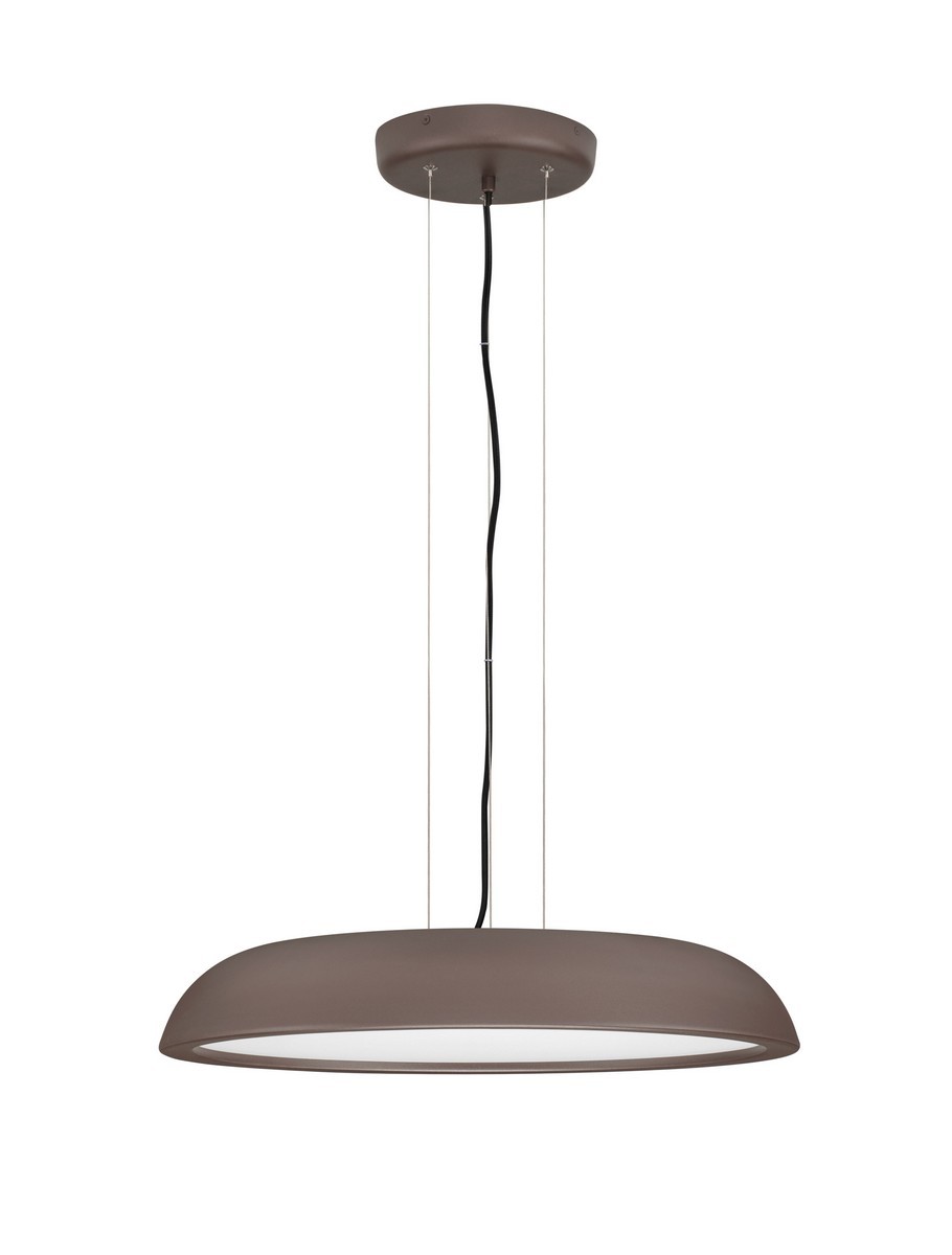 Luces Exclusivas VENCID Lampa Wisząca LED 44W 3051lm 3000K stal/aluminium/akryl brązowy i odcienie brązu LE46219