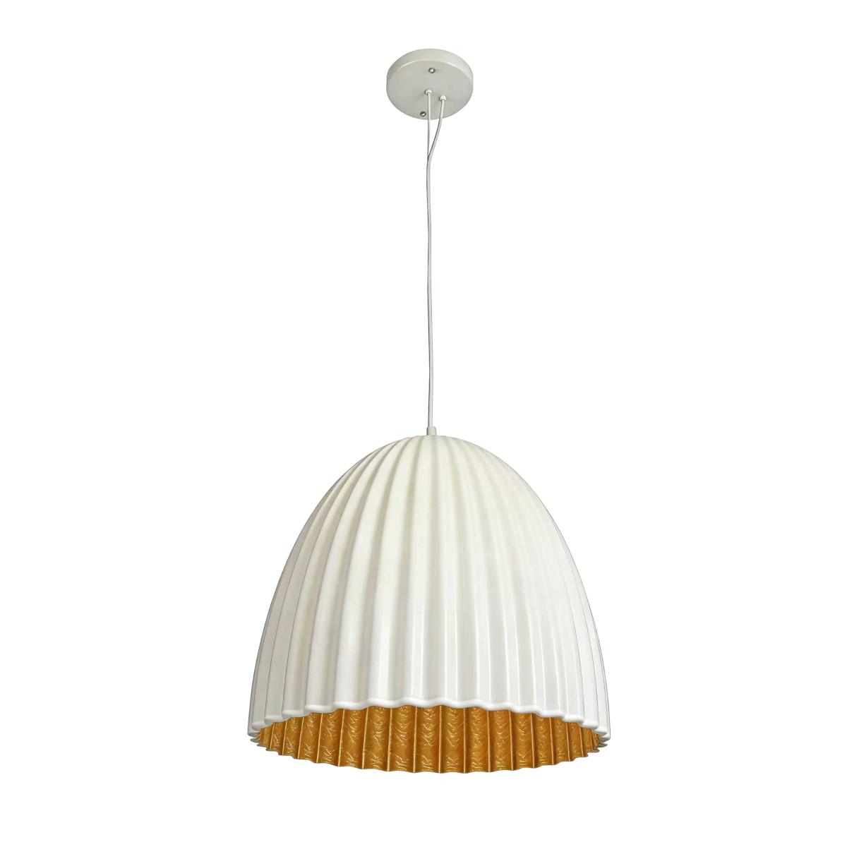Light Prestige Lampa wisząca Elva 50 cm biały LP-0809/1P WH