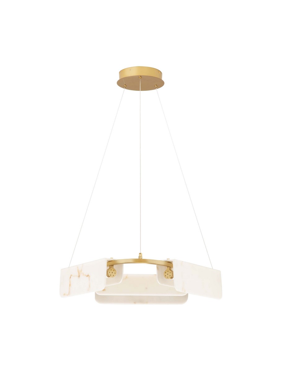Luces Exclusivas MAIRANA Lampa Wisząca LED 34W 2146lm 3000K metal/szkło złoty i odcienie złota LE44616