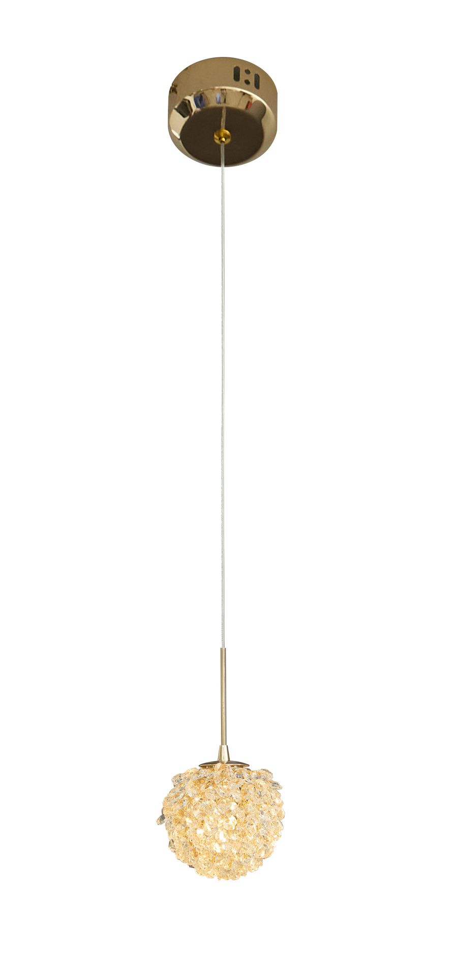 Maxlight P0679 Rita Lampa Wisząca złoty