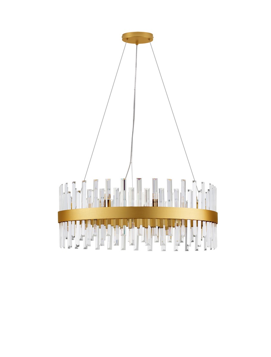Luces Exclusivas CHOLULA Lampa Wisząca G9 stal/aluminium/marmur złoty i odcienie złota LE44721