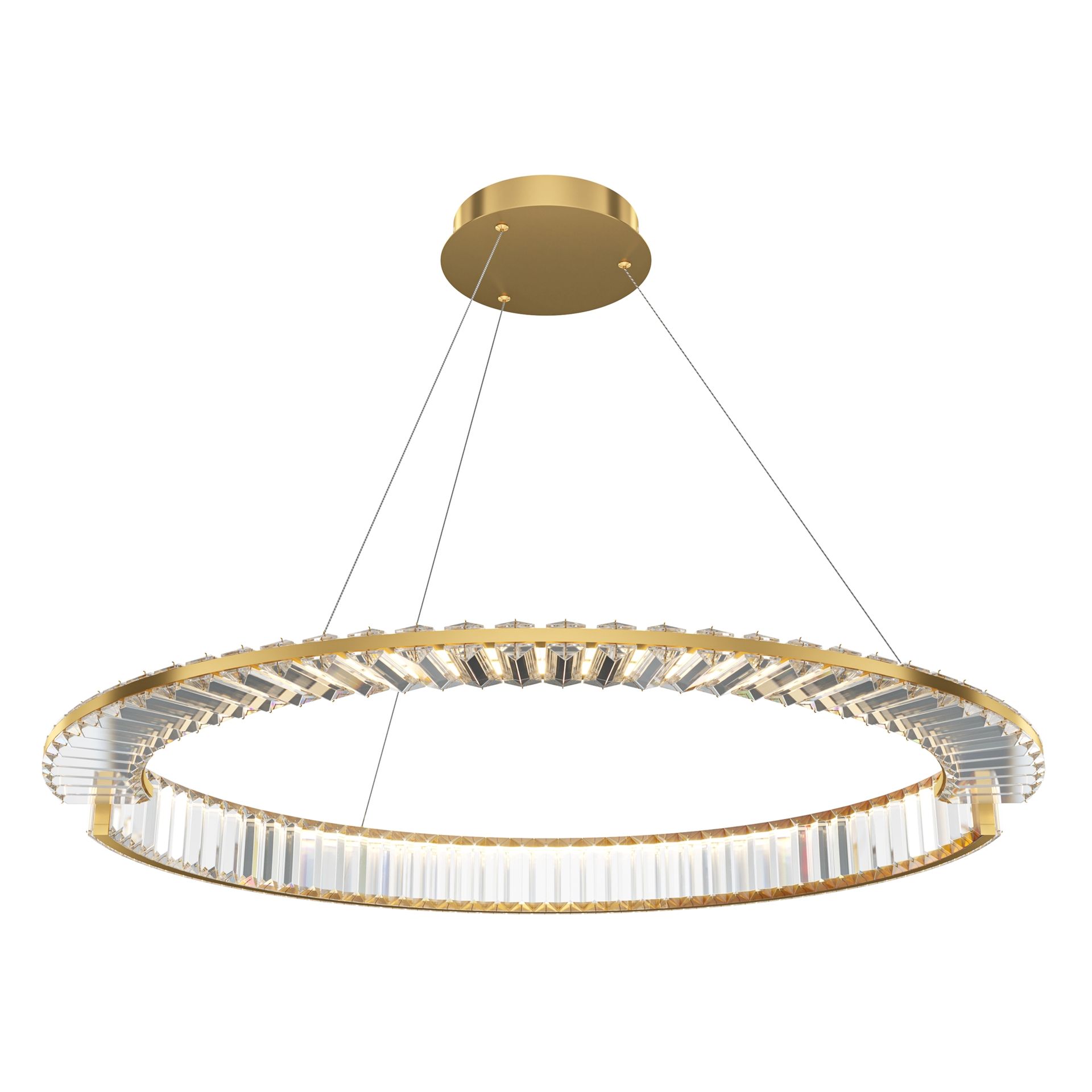 Maytoni Krone Lampa wisząca LED 2925lm 3000K Mosiądz P097PL-L45BS3K