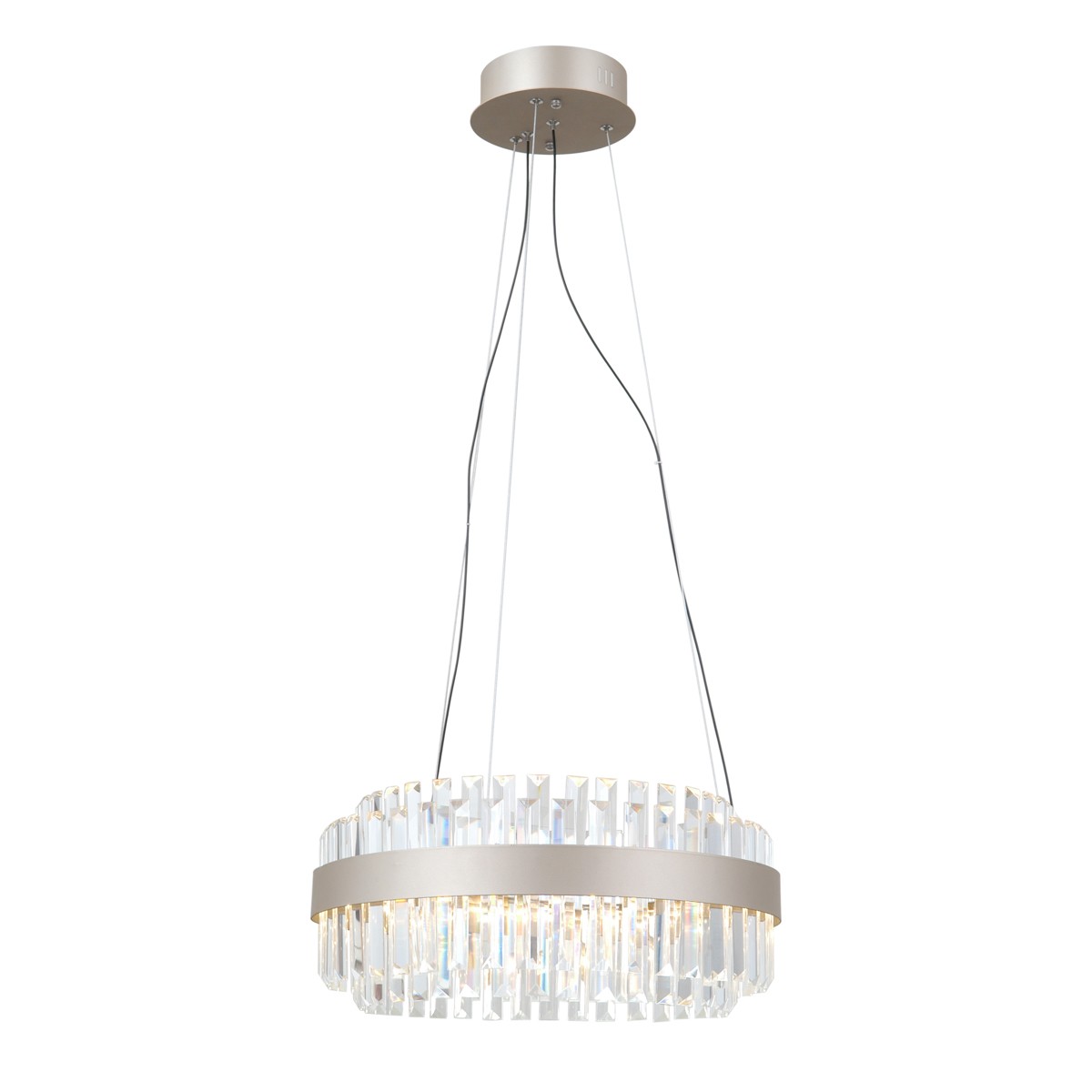 ITALUX Horna Wisząca 1xLED 36W 3000K Szampański PND-34386-1-CH-CL