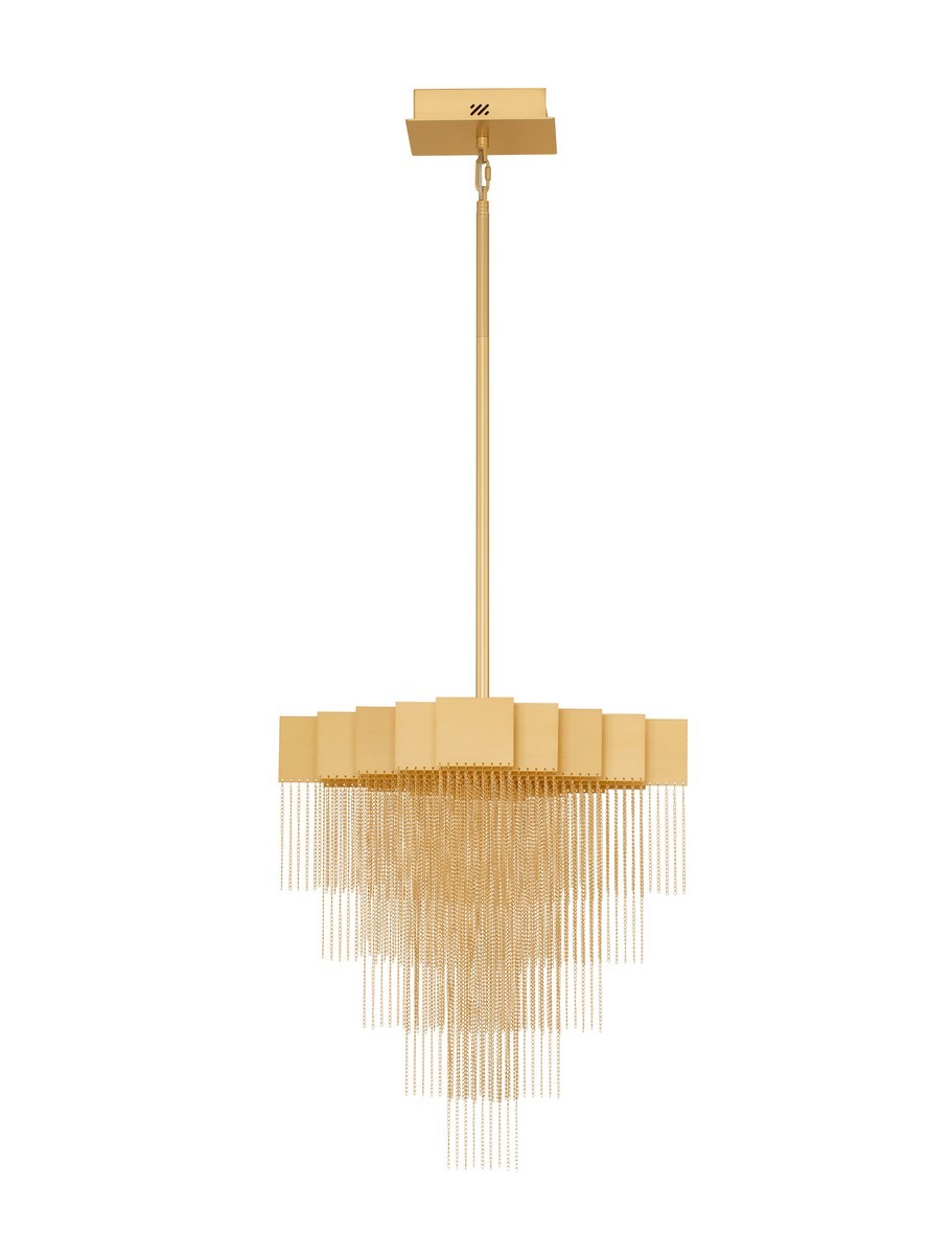 Luces Exclusivas ARDALES Lampa Wisząca LED 29W 833lm 3000K stal/aluminium złoty i odcienie złota LE45836
