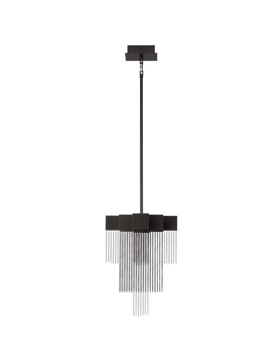 Luces Exclusivas ARDALES Lampa Wisząca LED 8W 308lm 3000K stal/aluminium czarny LE45830