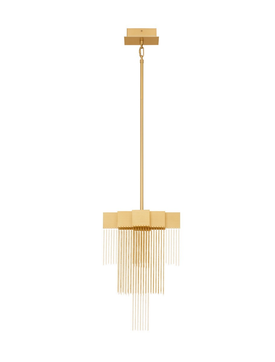 Luces Exclusivas ARDALES Lampa Wisząca LED 8W 308lm 3000K stal/aluminium złoty i odcienie złota LE45835