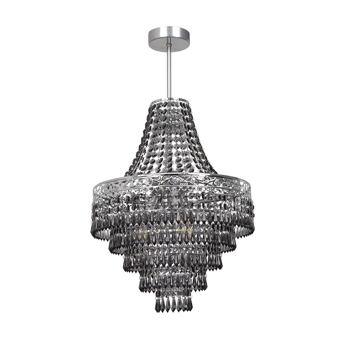 Milagro Żyrandol CORAL Black 3xE14 MLP1585