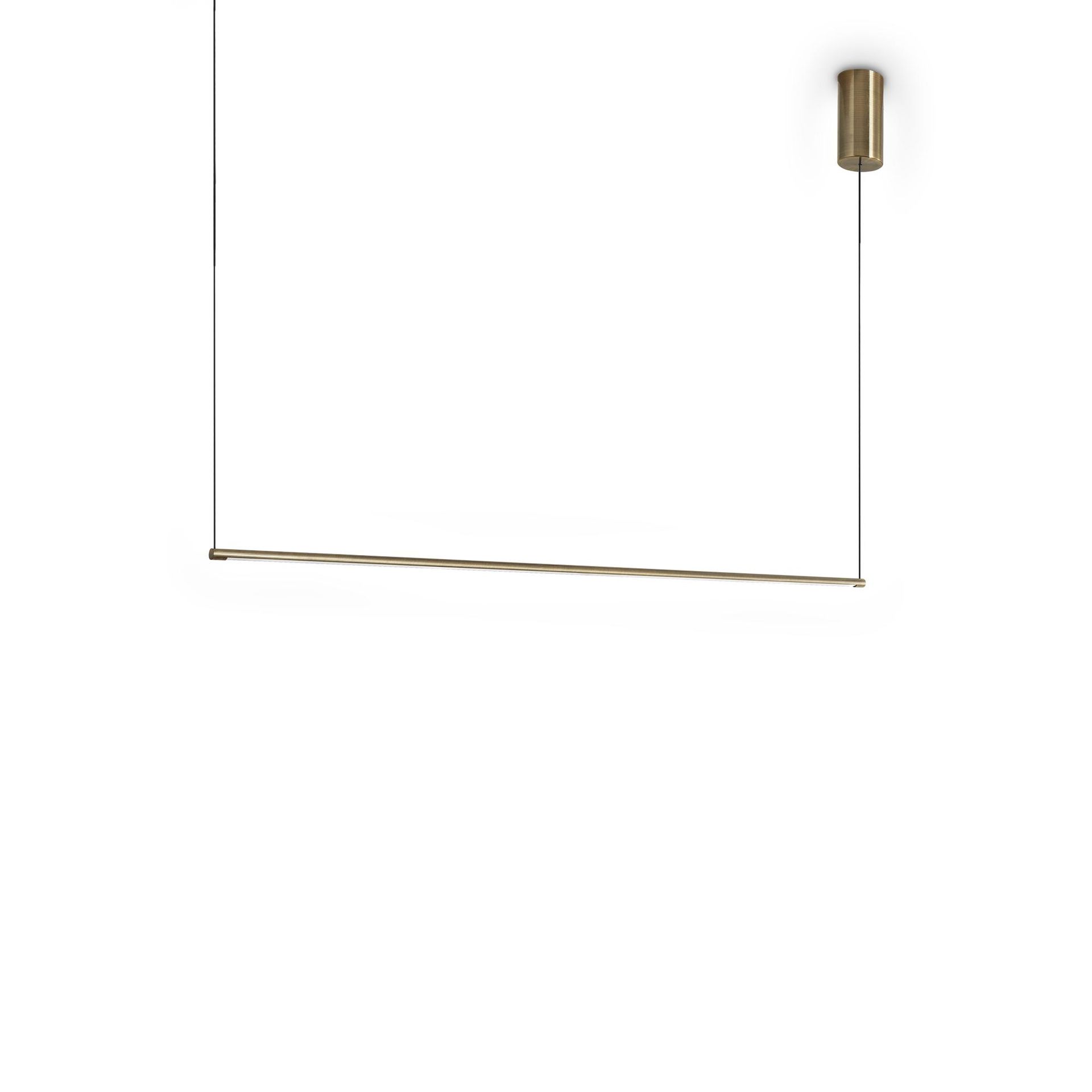 Ideal Lux Lampa Wisząca ESSENCE SP ROUND OTTONE 3000K Mosiądz 371795