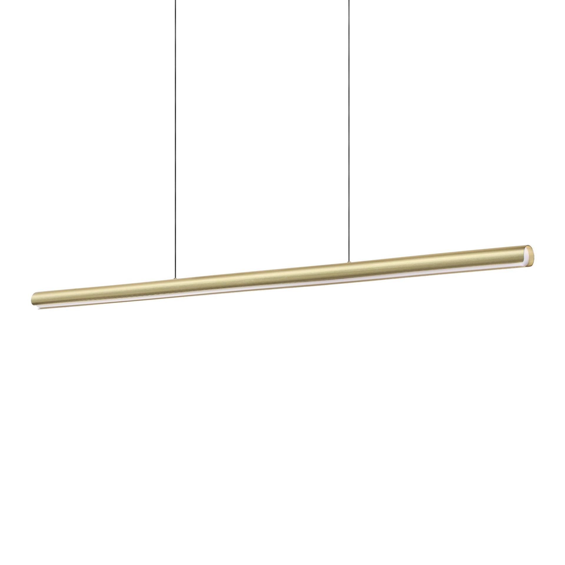 Ideal Lux Lampa Wisząca DORICA SP1 D45 OTTONE Mosiądz 366449