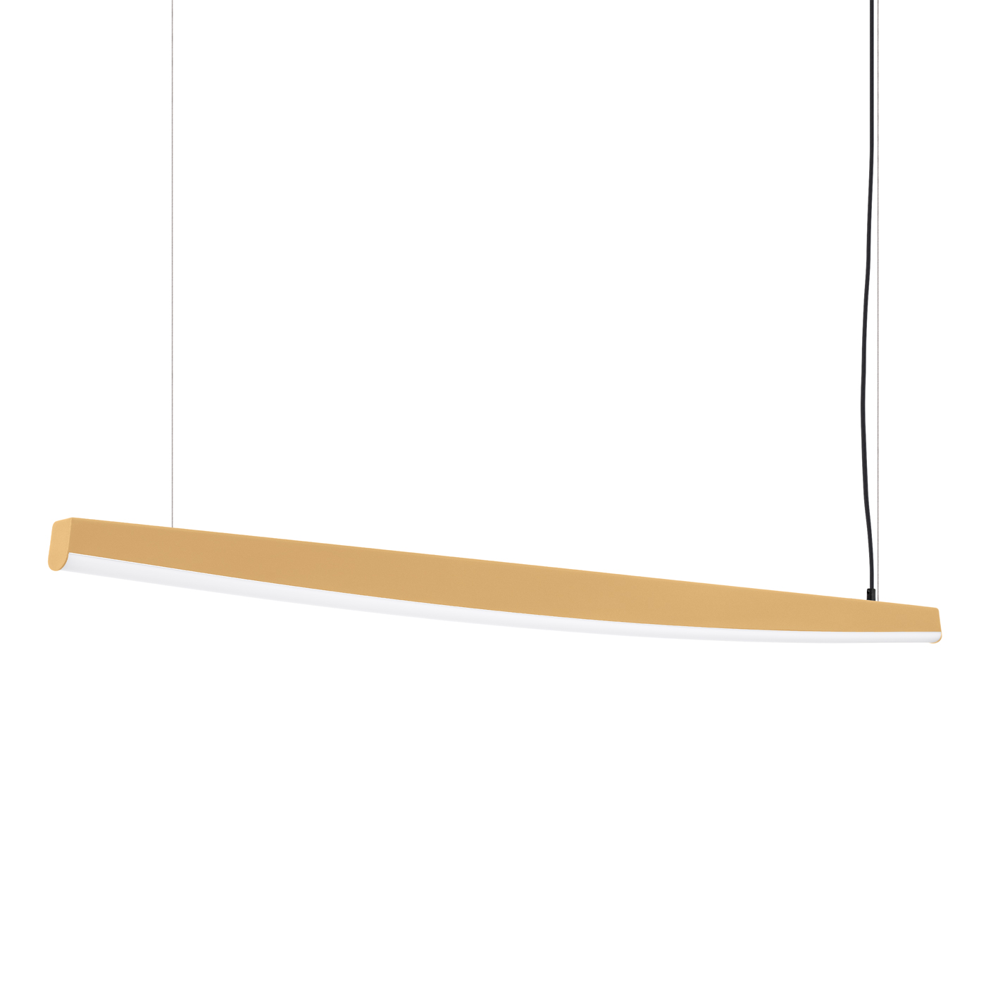 Thoro Lampa wisząca JORUN 150 złota LED 3000K TH.476