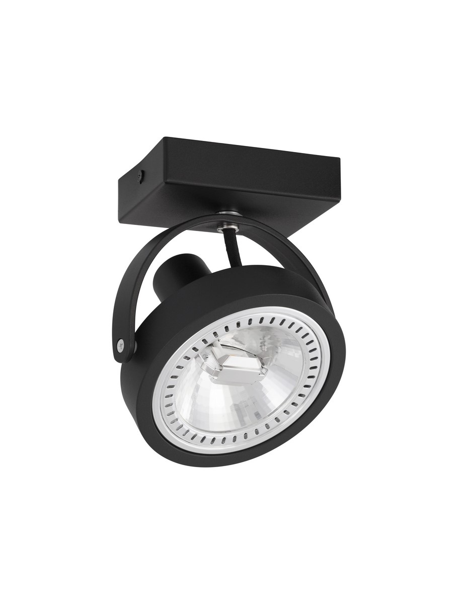 Luces Exclusivas ACASICO Reflektor Sufitowy czarny 1xAR111 max 35W LE61629