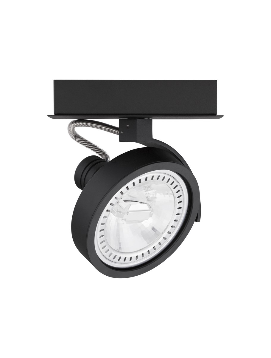 Luces Exclusivas ACASICO Reflektor Sufitowy czarny 1xAR111 max 35W LE61631