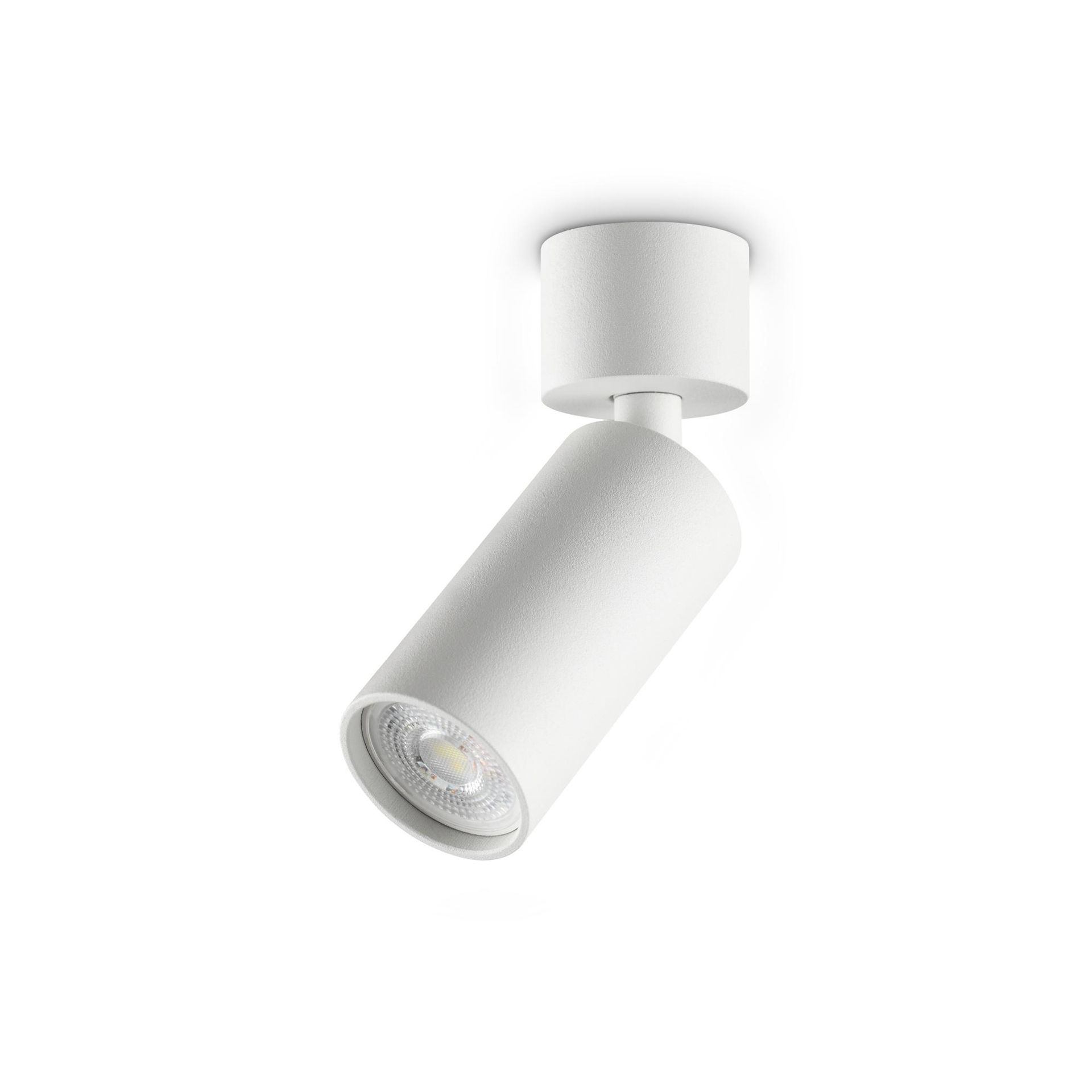 Ideal Lux Lampa Ścienna DYNAMITE AP1 MINI ROUND BIANCO Biały 347639