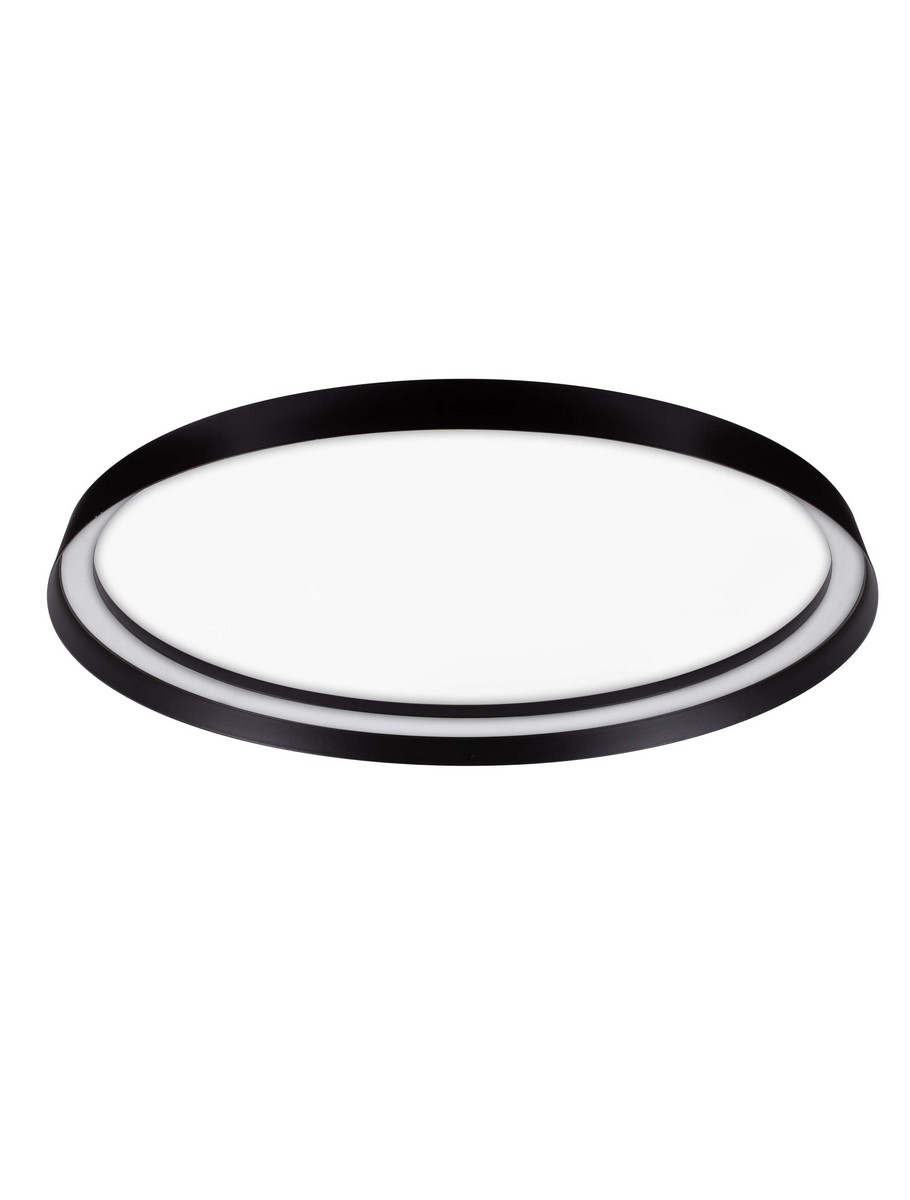 Luces Exclusivas BATALLAS Lampa Sufitowa LED 48W 3361lm 2700-4000K aluminium/akryl czarny LE44651