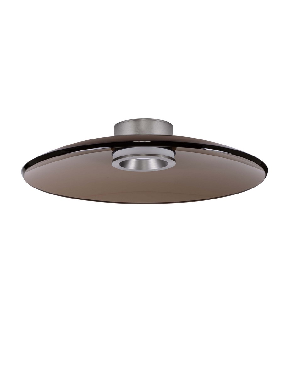 Luces Exclusivas HUANUCO Lampa Sufitowa LED 33W 1721lm 3000K aluminium/szkło szary i odcienie szarości LE44837