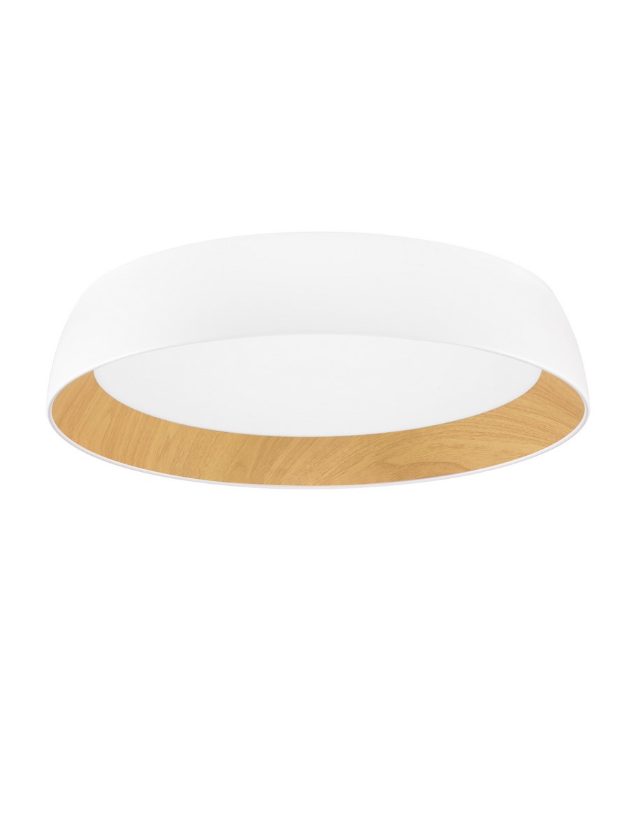 Luces Exclusivas CARACOLLO Lampa Sufitowa LED 50W 4201lm 3000K aluminium/ametal/akryl biały LE44812