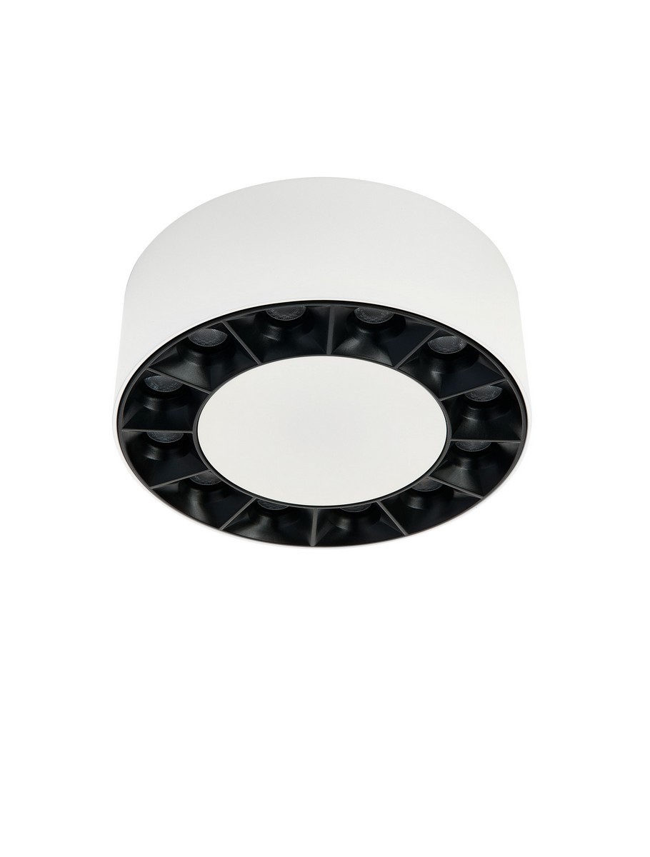 Luces Exclusivas DAROCA Lampa Sufitowa ø 11,9cm LED 15W 1396lm 3000K aluminium biały LE62412