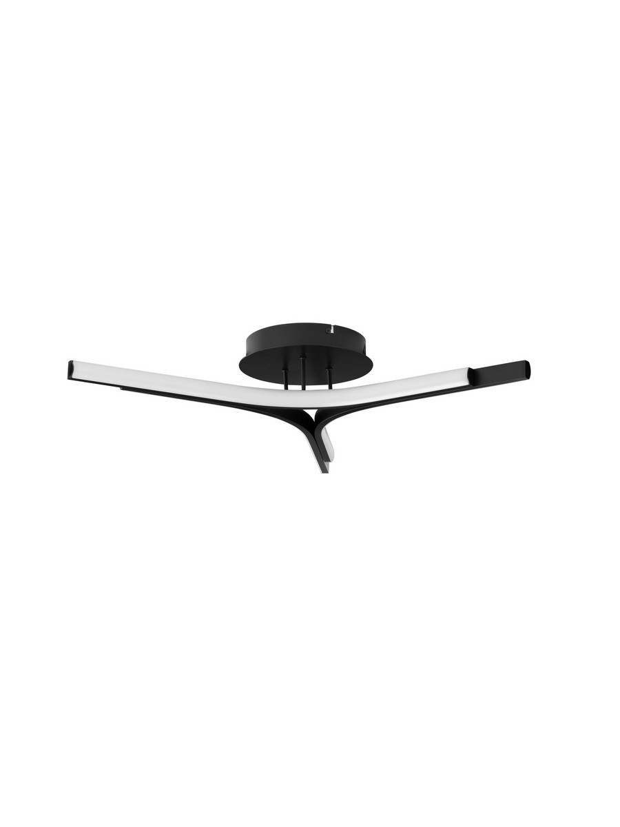 Luces Exclusivas UJUE Lampa Sufitowa LED 29W 1833lm 3000K aluminium/metal czarny LE46226