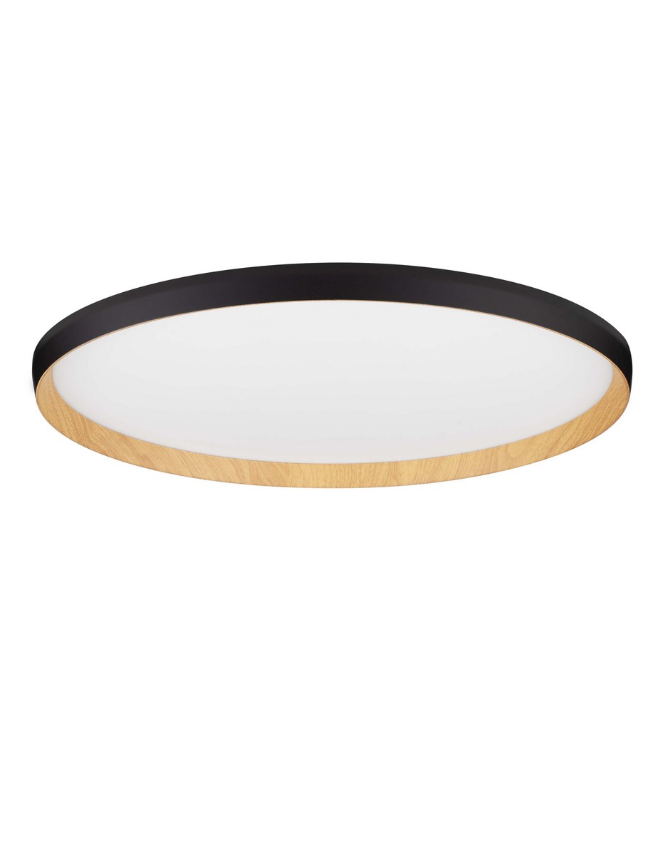 Luces Exclusivas VINAMAR Lampa Sufitowa LED 55W 4760lm 2700-3000K aluminium/metal/akryl czarny LE44891