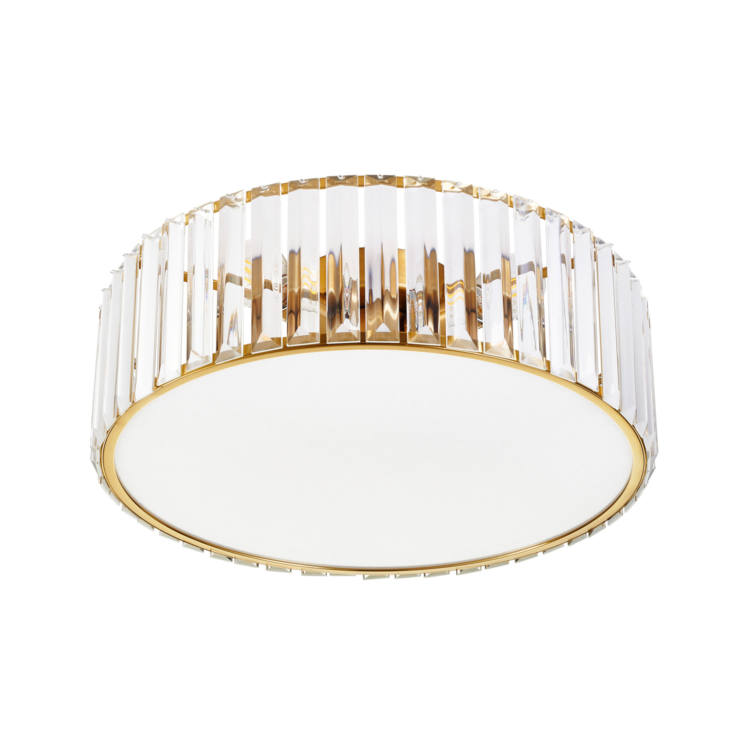 Step Into Design Plafon sufitowy glamour MAGIA 40 cm - złoty szczotkowany, kryształy K9 ST-D8801C-R40-MAGIA