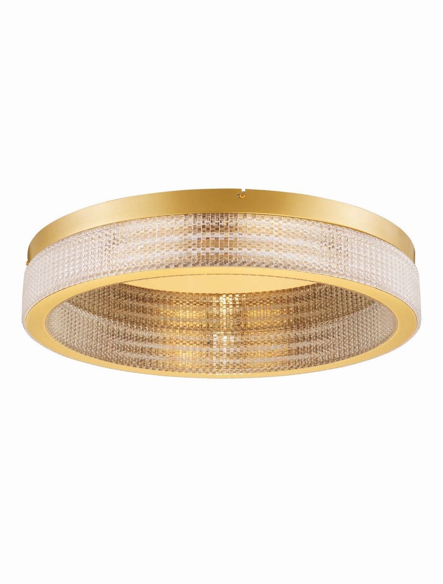 Luces Exclusivas YOTAU Lampa Sufitowa LED 70W 3666lm 3000K stal/aluminium/akryl złoty i odcienie złota LE44728
