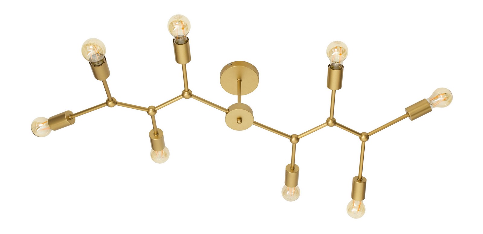 Luces Exclusivas CUMANA Sufitowa 8xE27 LED mosiądz LE41985