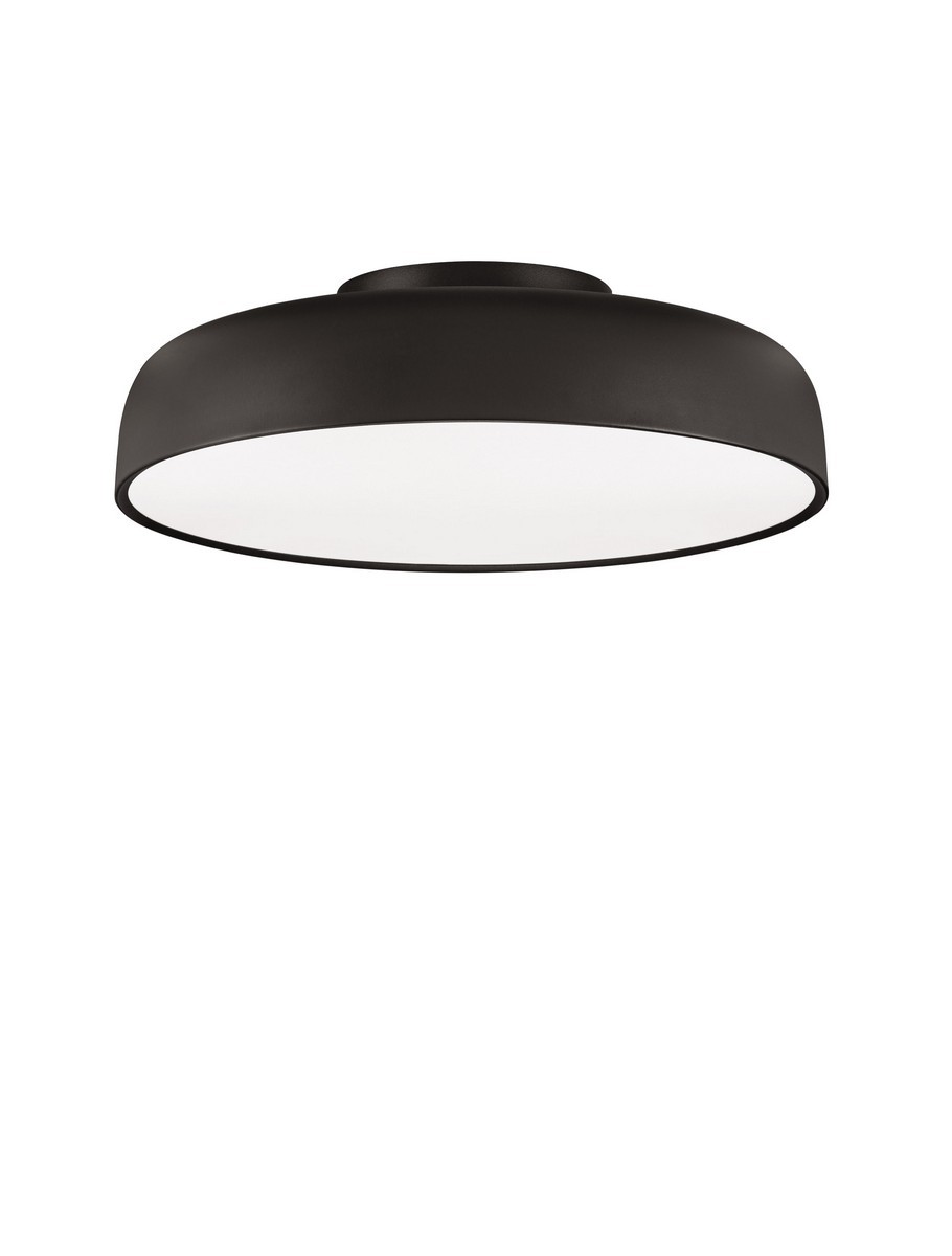 Luces Exclusivas DORRIA Lampa Sufitowa LED 36W 1837lm 3000K stal/aluminium/akryl czarny LE46025
