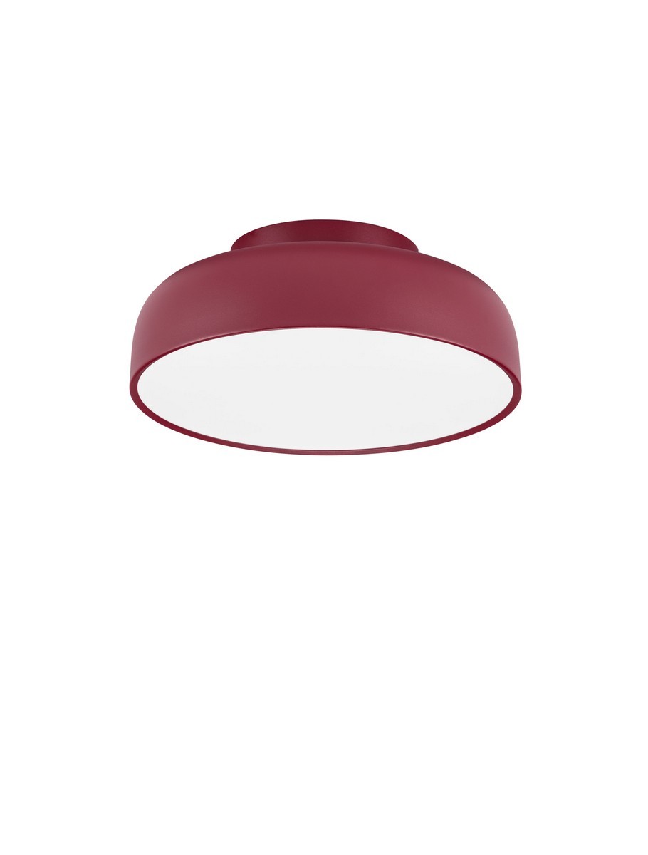Luces Exclusivas DORRIA Lampa Sufitowa LED 27W 1224lm 2700K stal/aluminium/akryl czerwony LE46034