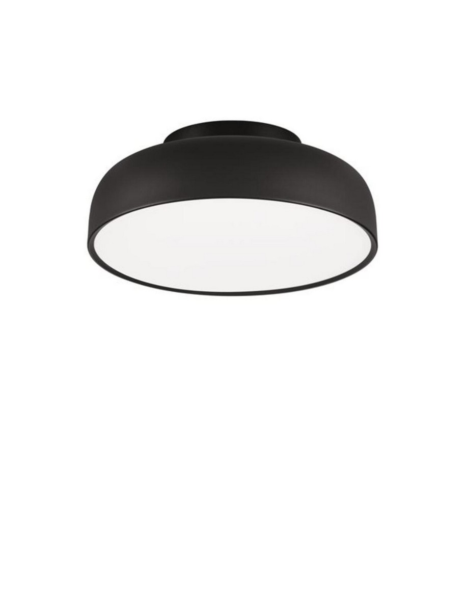 Luces Exclusivas DORRIA Lampa Sufitowa LED 27W 1224lm 3000K stal/aluminium/akryl czarny LE46031