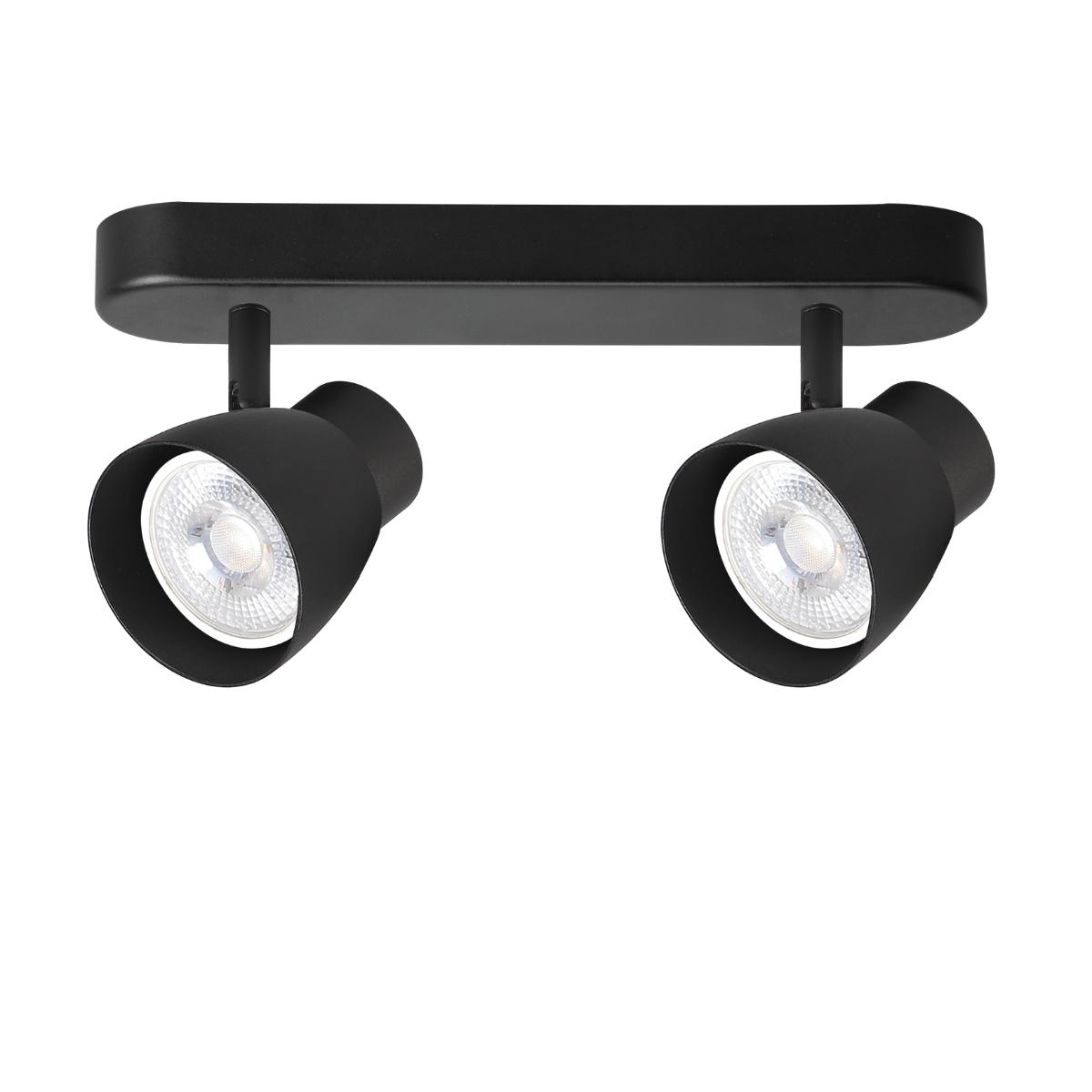 Light Prestige Dravo 2 spot czarny 2xGU10 LP-9523/2WS BK