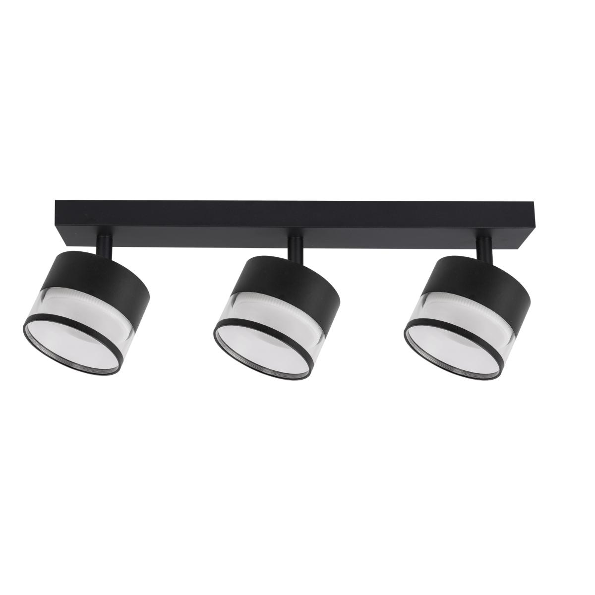 Light Prestige Spot Kendal 3 transparetny / czarny GX53 LP-6331/3WS TR/BK