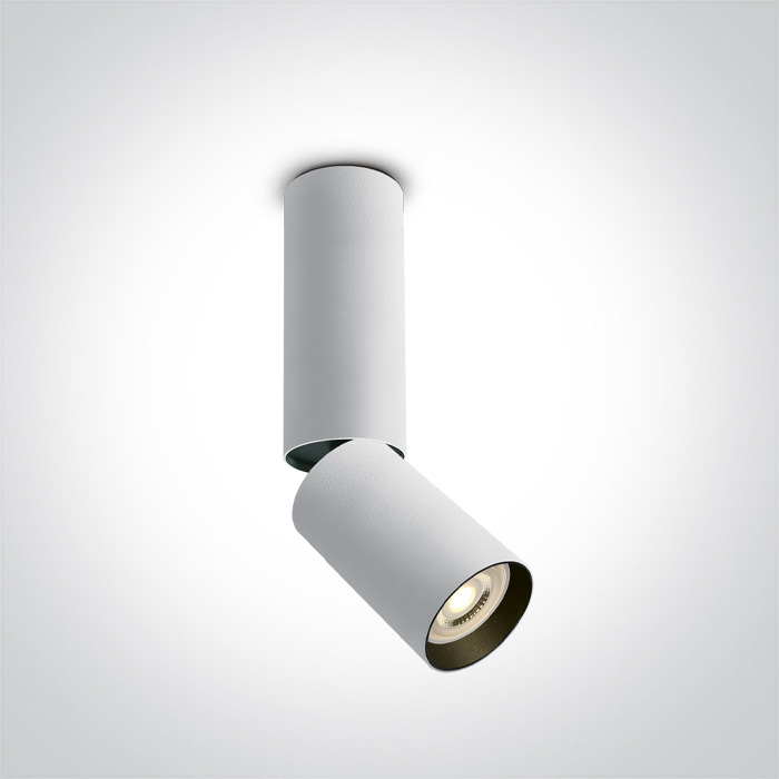 One Light ELATOS EA sufitowa 10W GU10 biały 65105EA/W