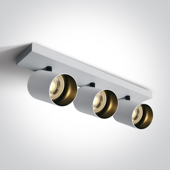 One Light lampa sufitowa ozdobna 3X10W Elatos 3 65305N/W