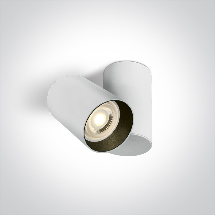 One Light ELATOS E sufitowa 10W GU10 biały 65105E/W