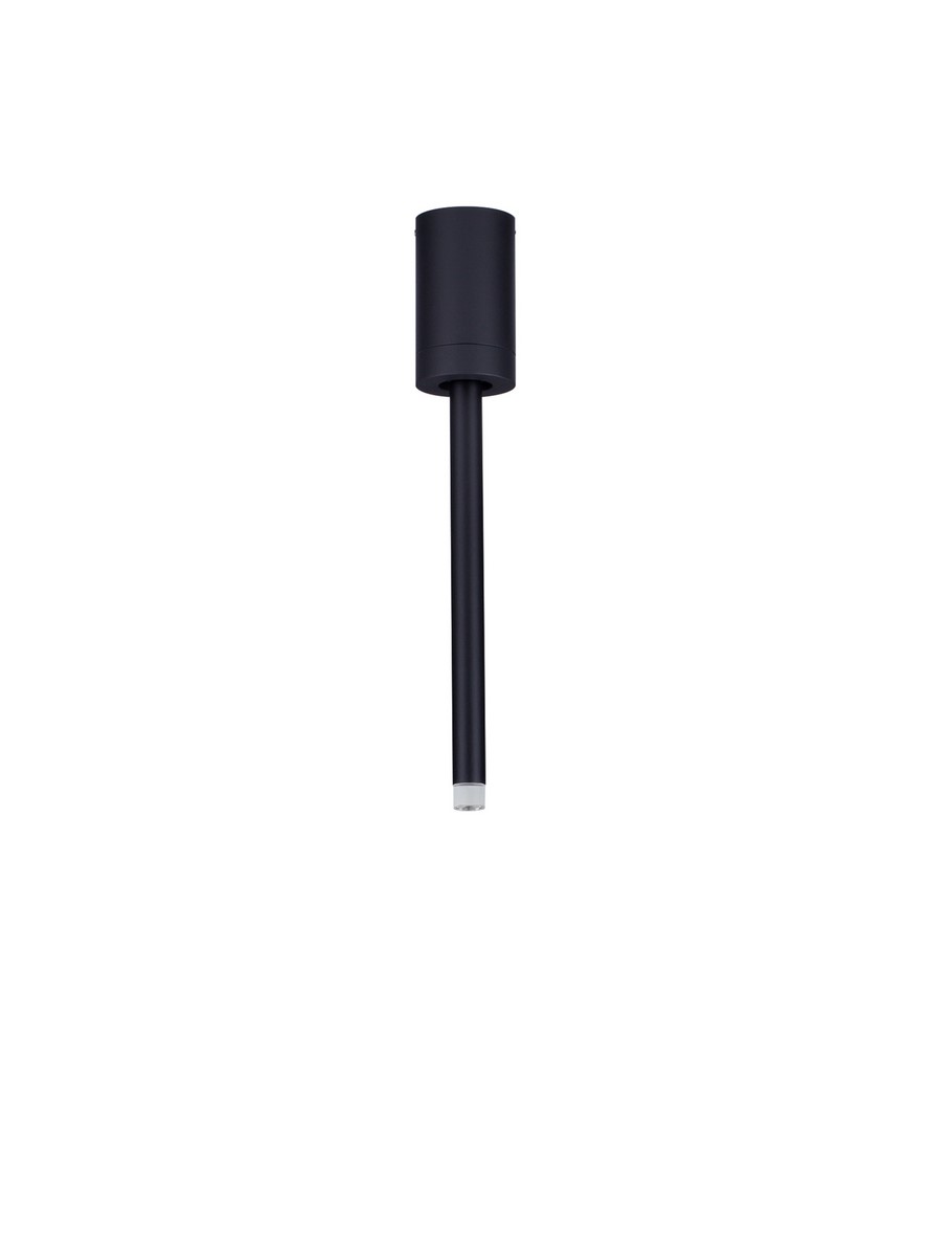 Luces Exclusivas ABAPO Lampa Sufitowa LED 4W 177lm 3000K aluminium czarny LE44695