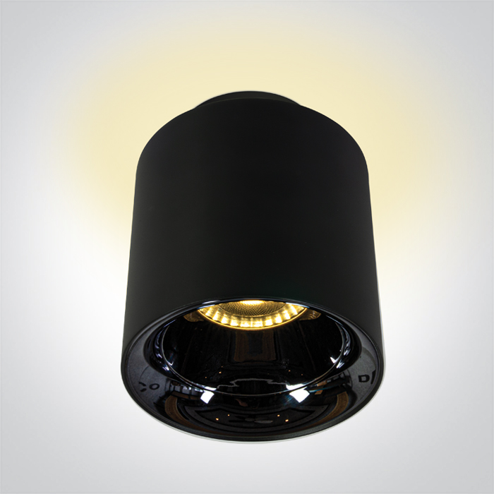 One Light OLA sufitowa 26W+2W 3000K czarny 12128A/B/W