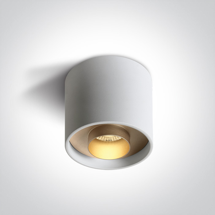 One Light KORFEZ 2 sufitowa 22W 3000K biały 12122D/W/W