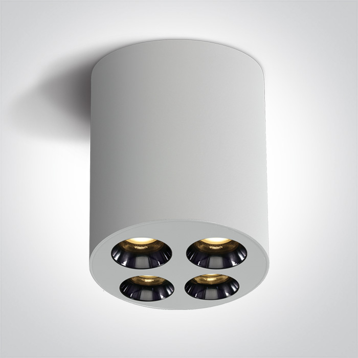 One Light PICO H sufitowa 10W 3000K biały 12110H/W/W