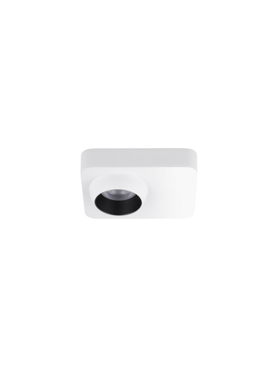 Luces Exclusivas PARINAS Lampa Sufitowa LED 8W 640lm 3000K aluminium/stal czarny LE44500
