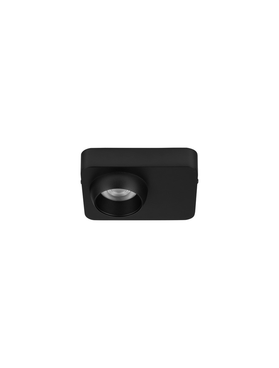 Luces Exclusivas PARINAS Lampa Sufitowa LED 8W 640lm 3000K aluminium/stal czarny LE44499