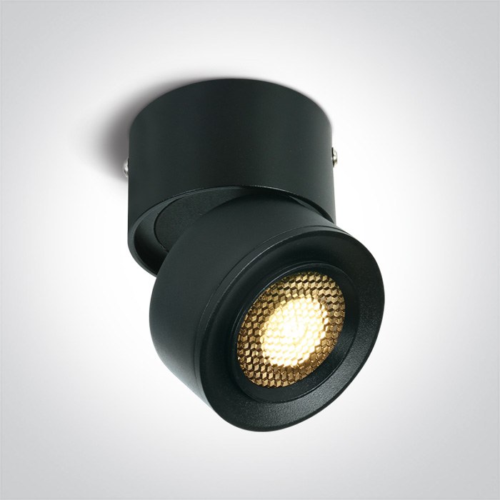 One Light RIMI sufitowa 15W 3000K czarny 12115G/B/W