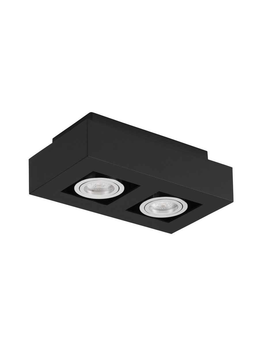 Luces Exclusivas ACATENO Natynkowa Spot czarny 2xGU10 max 10W LE61633