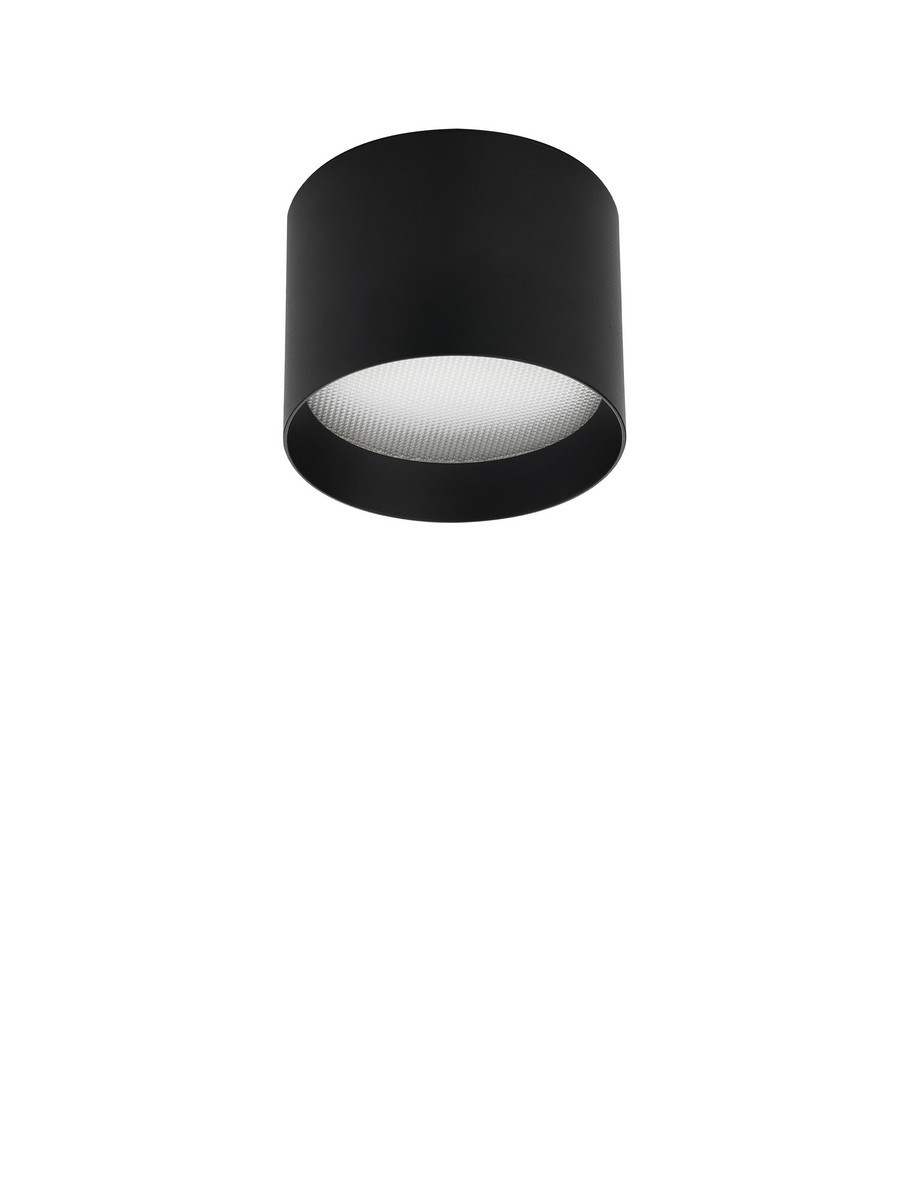 Luces Exclusivas CULLER Lampa Sufitowa ø 12cm LED 14W 1193lm 3000K aluminium/tworzywo sztuczne czarny LE62394