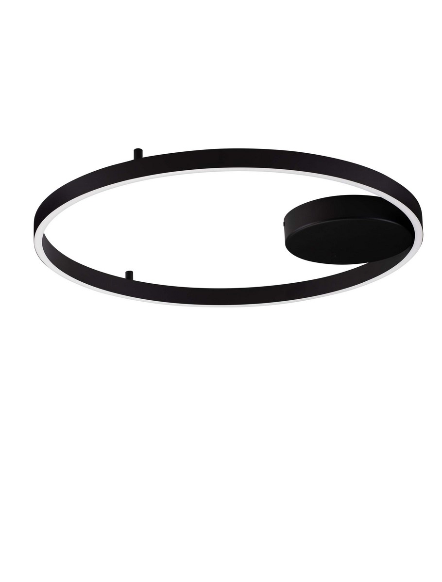 Luces Exclusivas SULLANA Lampa Sufitowa LED 60W 4999lm 3000K aluminium/metal/akryl czarny LE44872