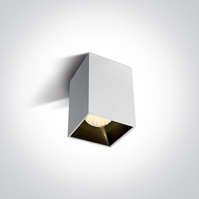 One Light Lampa biała loft styl Sofades 12112ZA/W/W