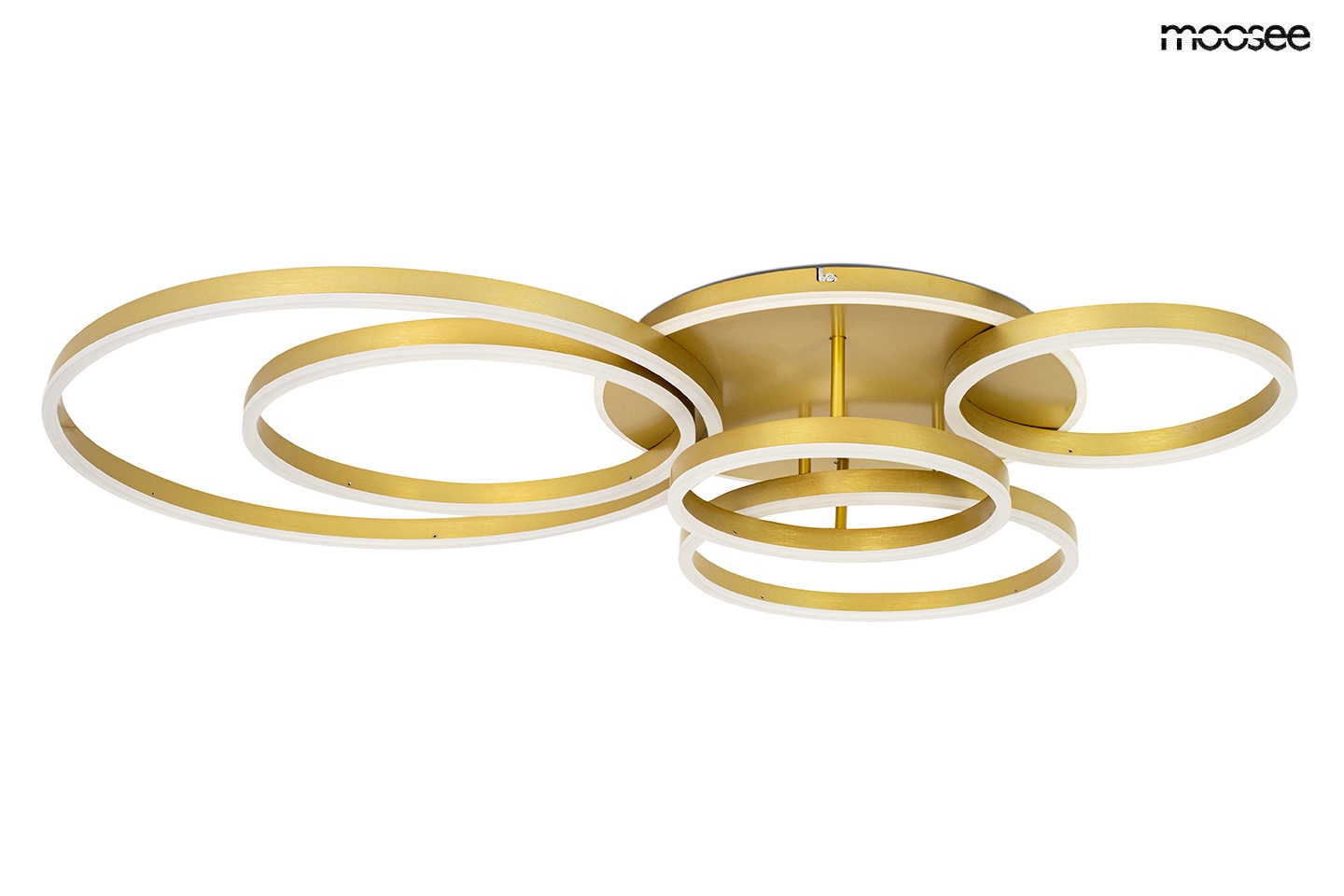 MOOSEE lampa sufitowa / plafon RINGS 6 złota (MSE1501100504)