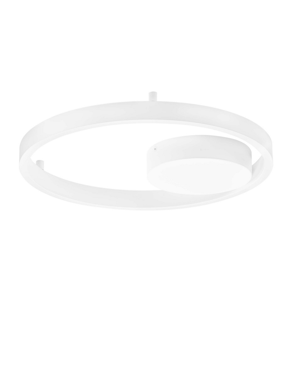 Luces Exclusivas SULLANA Lampa Sufitowa LED 40W 3369lm 3000K stal/aluminium/silikon biały LE44869