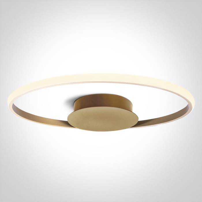 One Light MER 2 sufitowa 20W 3000K Triac szampański 63154B/CH/W