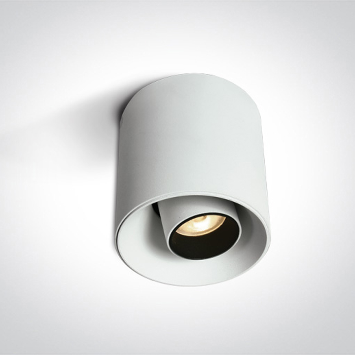 One Light KORI sufitowa 8W 3000K biały 12108T/W/W