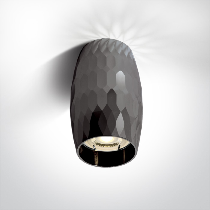 One Light MONOLITOS sufitowa 10W GU10 ciemny chrom 12105H/DC